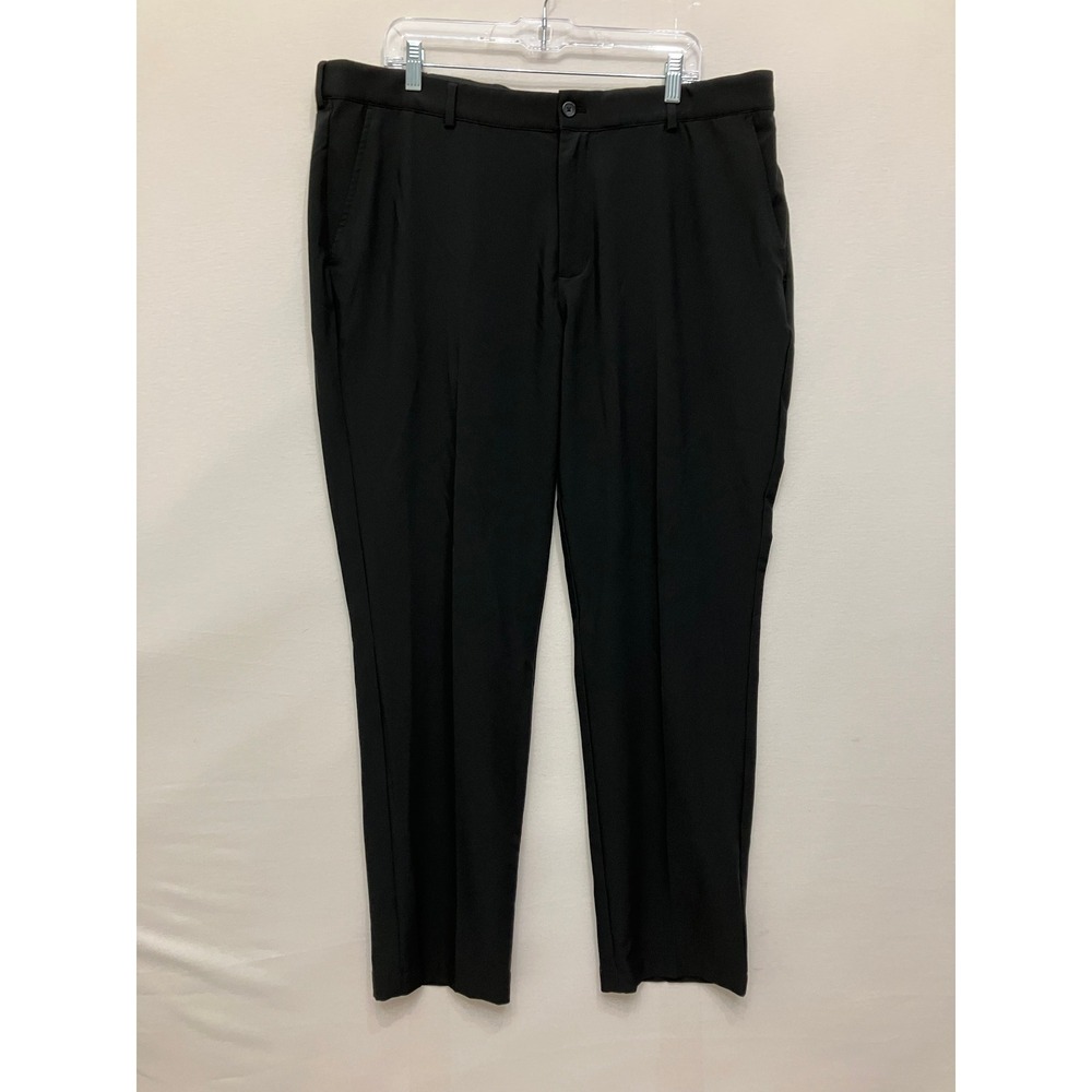 Greg Norman Golf Pants size 40x30 Black Performance Stretch Trousers Athletic